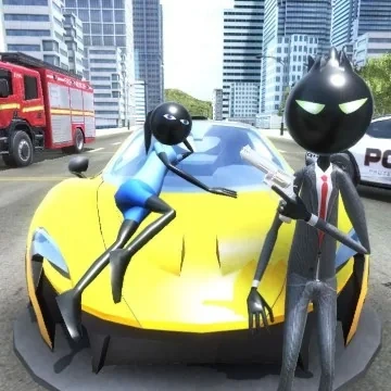 Amazing Crime Strange Stickman Rope Vice Vegas